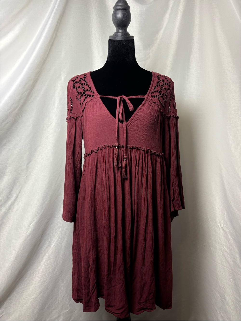 American Eagle Boho Babydoll Dress Size Medium
